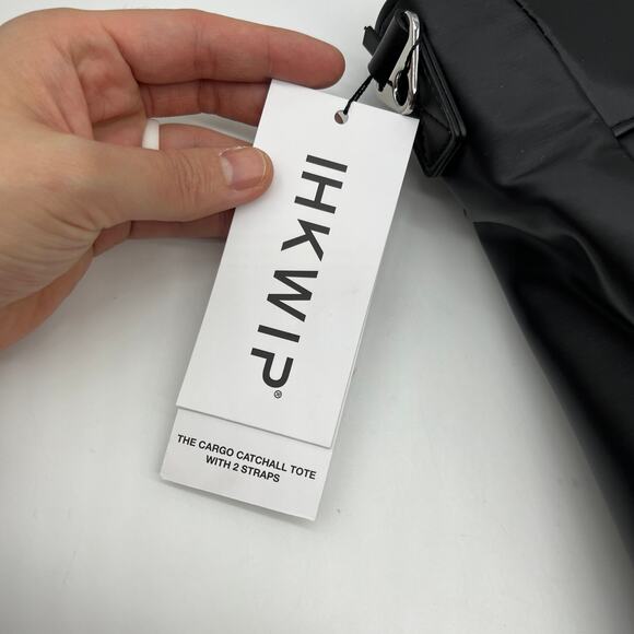 IHKWIP Cargo Catchall Tote with Two Crossbody Straps Metallic Black - Picture 4 of 13